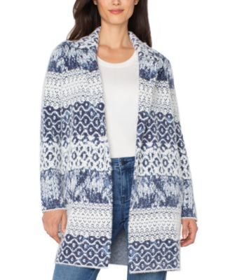 Women's Long Sleeve Coatigan Sweater