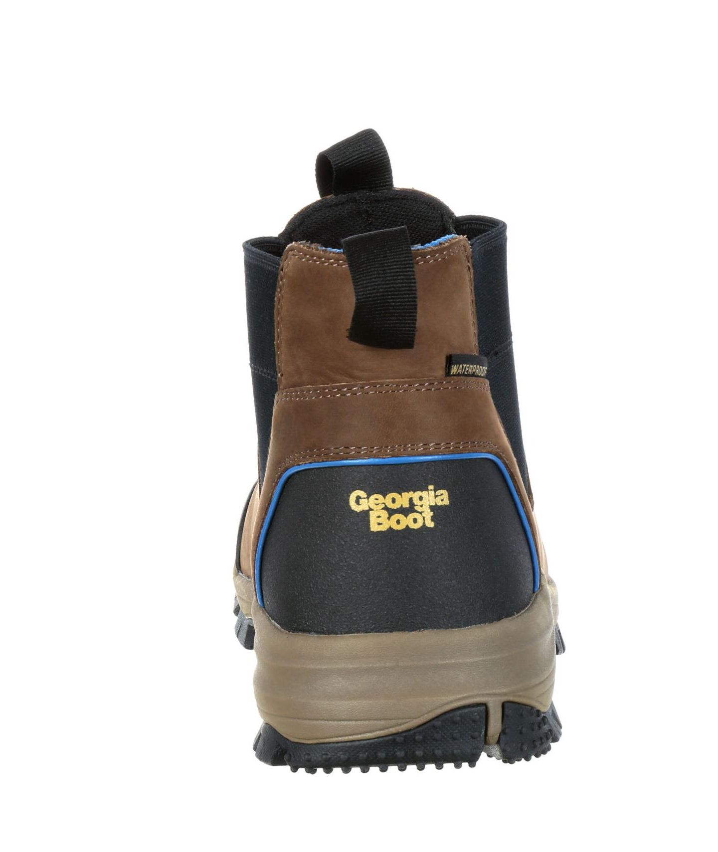 Мужские ботинки GEORGIA BOOT Collar Chelsea Waterproof Work Romeo Boot, цвет: Тёмный коричневый — фото 5