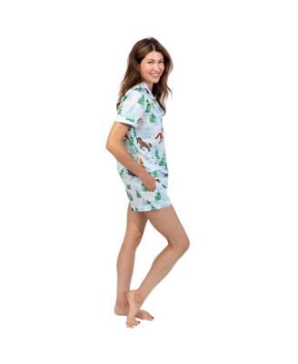 Women's Skydog Wild & Free Short PJ Set