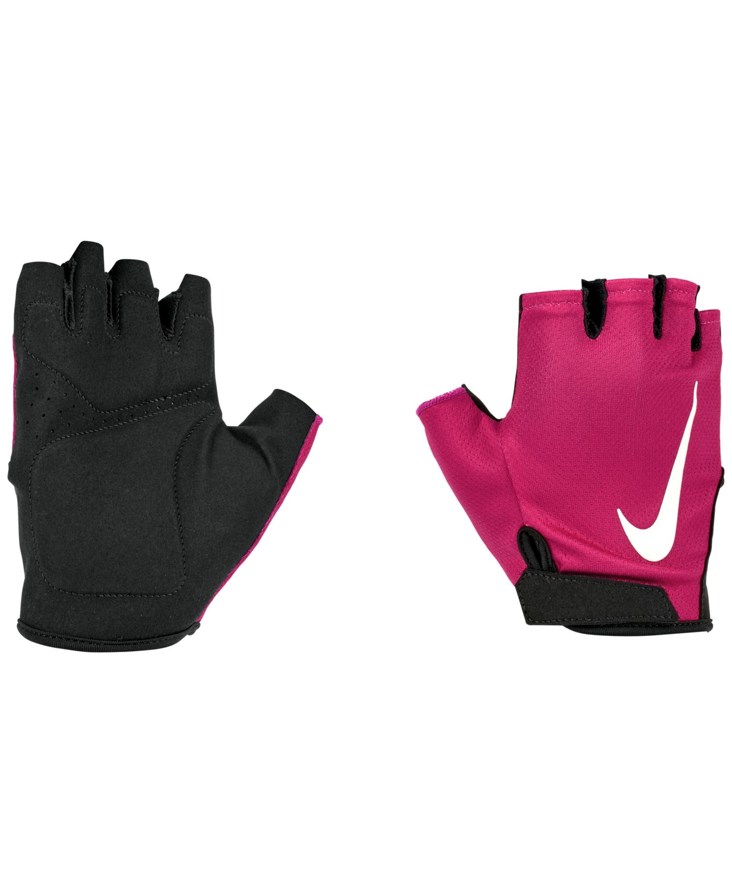Мужские перчатки Nike Gym Essential, цвет: Яркий розовый / Чёрный — фото 1