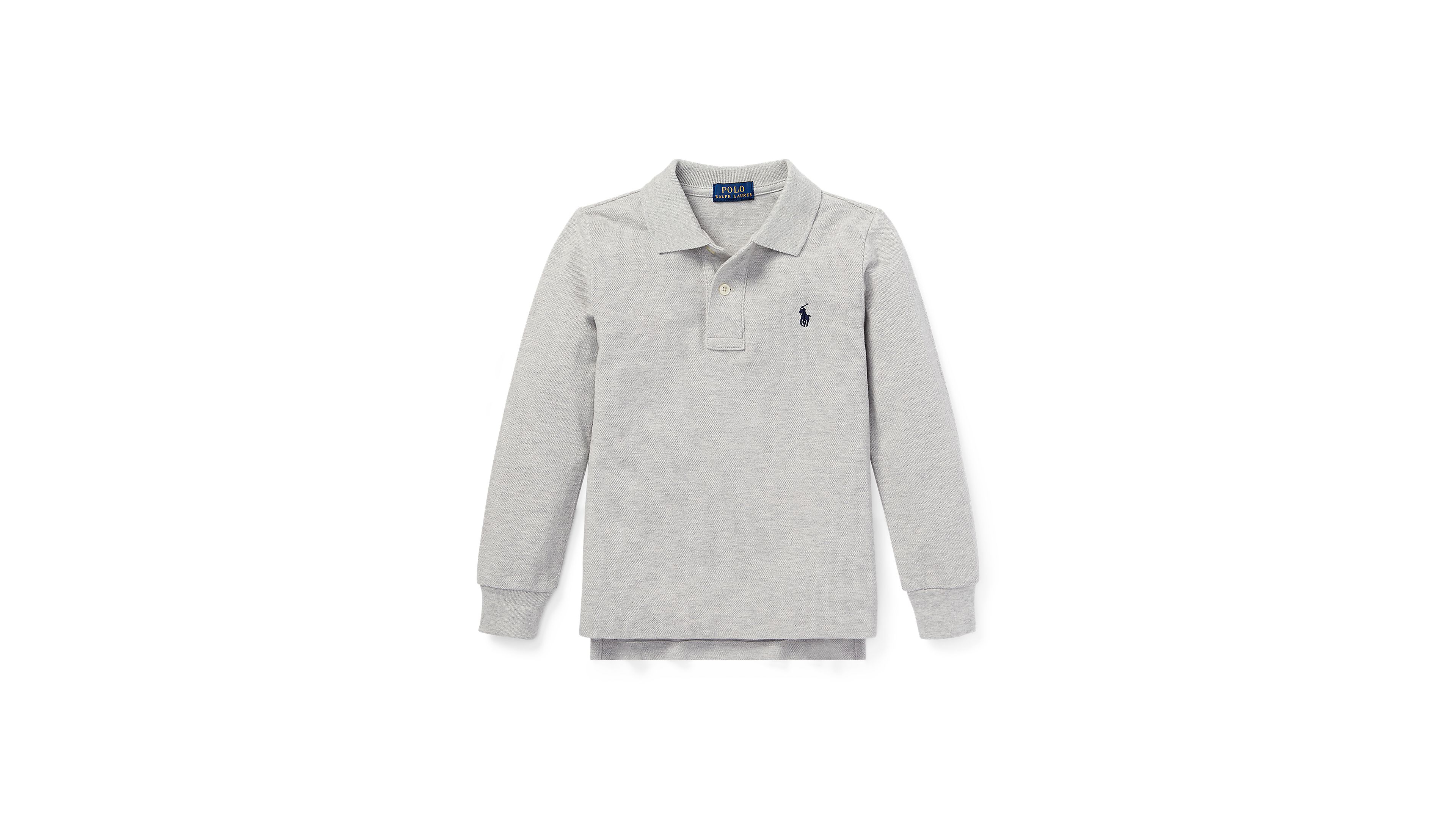Polo Ralph Lauren Toddler and Little Boys Cotton Mesh Long Sleeve Shirt