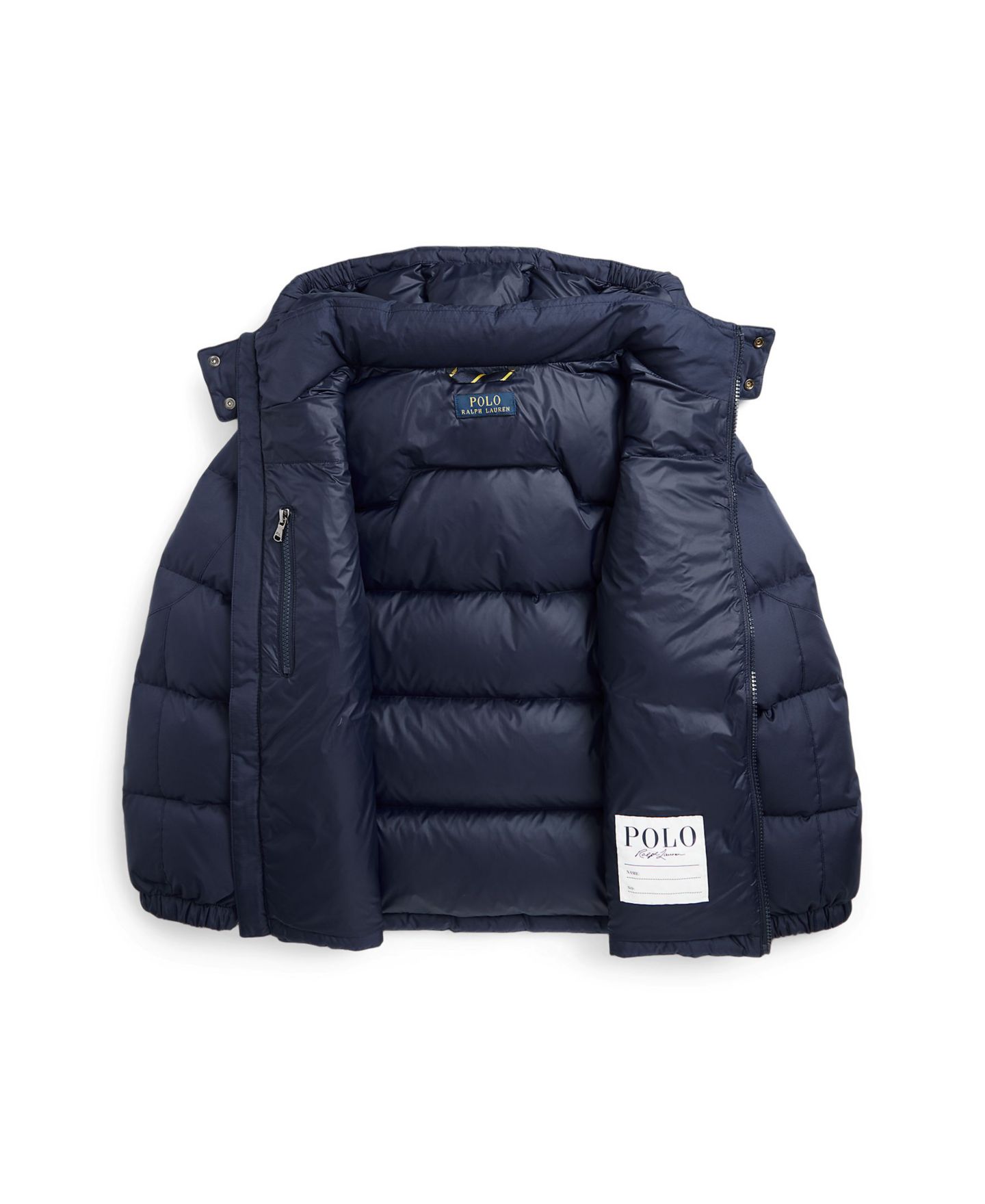 Куртка Polo Ralph Lauren Ripstop Down Hooded Jacket для мальчиков, цвет: Тёмно-синий — фото 6