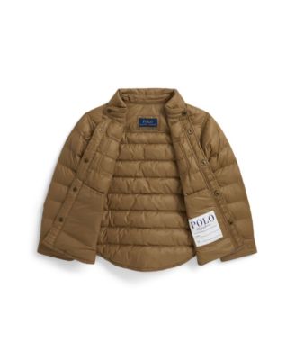Toddler and Little Boys Quilted Shirt Jacket