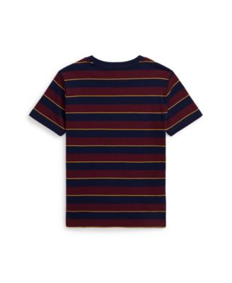 Toddler and Little Boys Striped Cotton Jersey T-Shirt
