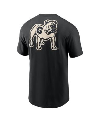 Men's Black Georgia Bulldogs Fashion 2-Hit T-Shirt
