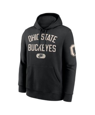 Men's Black Ohio State Buckeyes Fashion Club Pullover Hoodie