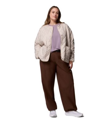 Plus Size Copper Crest Collarless Jacket