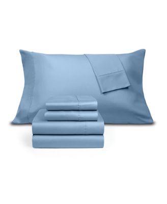 Fairfield Square Collection Brookline 1400 Thread Count 6 Pc. Sheet Set, King - Ocean Blue, King Sheet Set