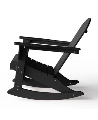 Outdoor Patio Porch Rocking Adirondack Chair (Set of 2)