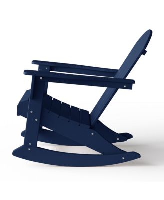 Outdoor Patio Porch Rocking Adirondack Chair (Set of 2)