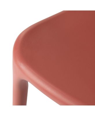 24" Upholstered Saddle Seat Counter Stool