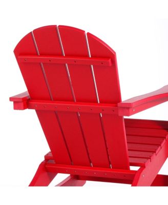 Outdoor Patio Porch Rocking Adirondack Chair (Set of 2)