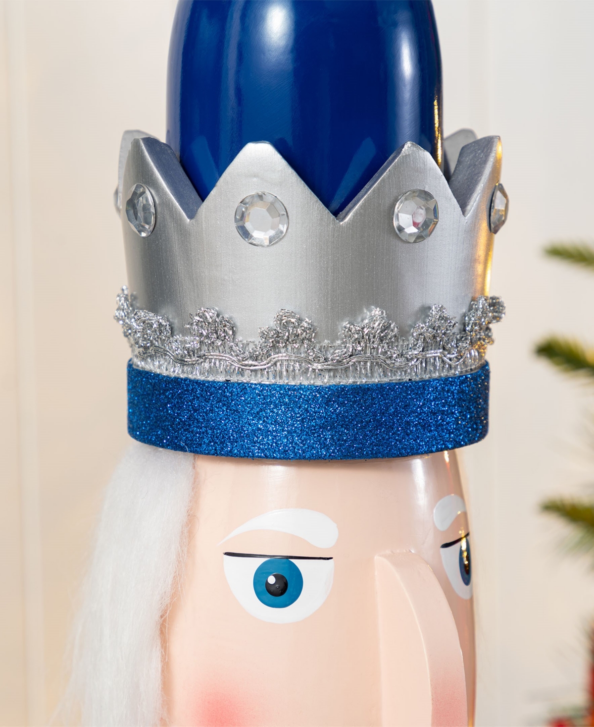 Glitzhome 42" Wooden Christmas King Nutcracker In Multi
