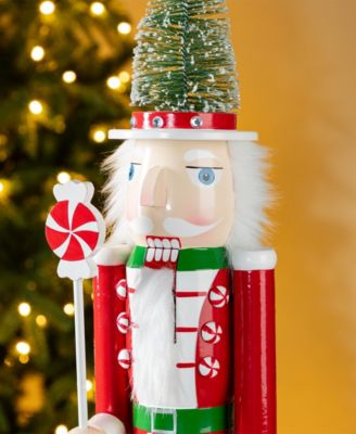 26" Wooden Christmas Tree Nutcracker