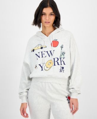 Grayson Threads, The Label - Juniors' NYC Fleece Hoodie