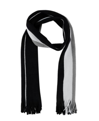 Men's 2-Piece Beanie and Ribbon Scarf Set