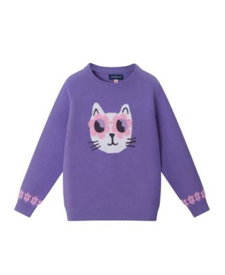 Toddler Girls Toddler/Child Cat Icon Tunic Length Sweater w/Legging Set