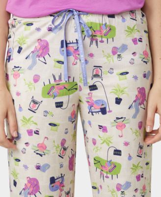 Women's Lounging Flamingos Long Pajama Pants