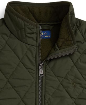 Big Boys Fleece-Lined Quilted Vest
