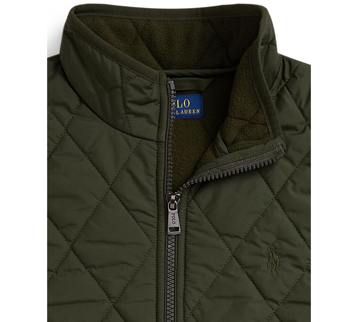 Polo Ralph Lauren Toddler And Little Boys Fleece-lined Quilted Vest In Green