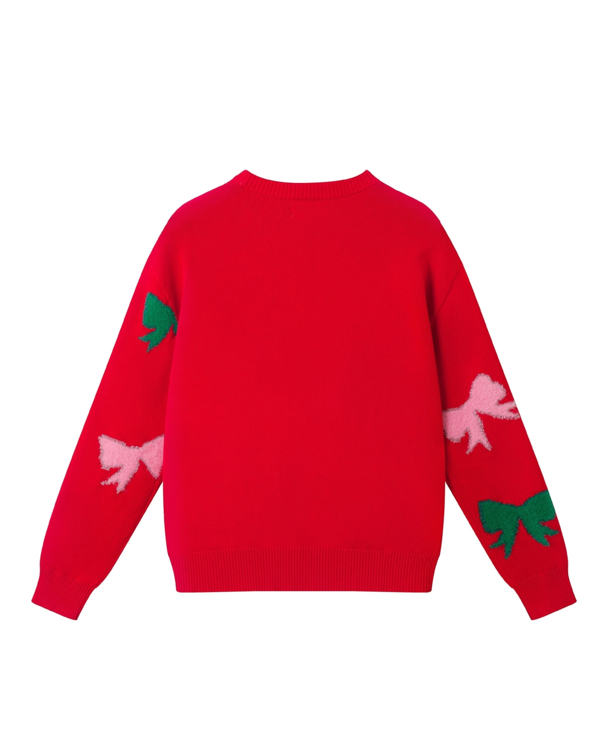 Andy & Evan Child Girls Holiday Bows Icon Sweater