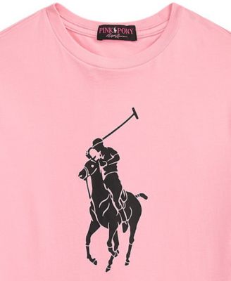 Big Boys Pink Pony Cotton Jersey T-Shirt
