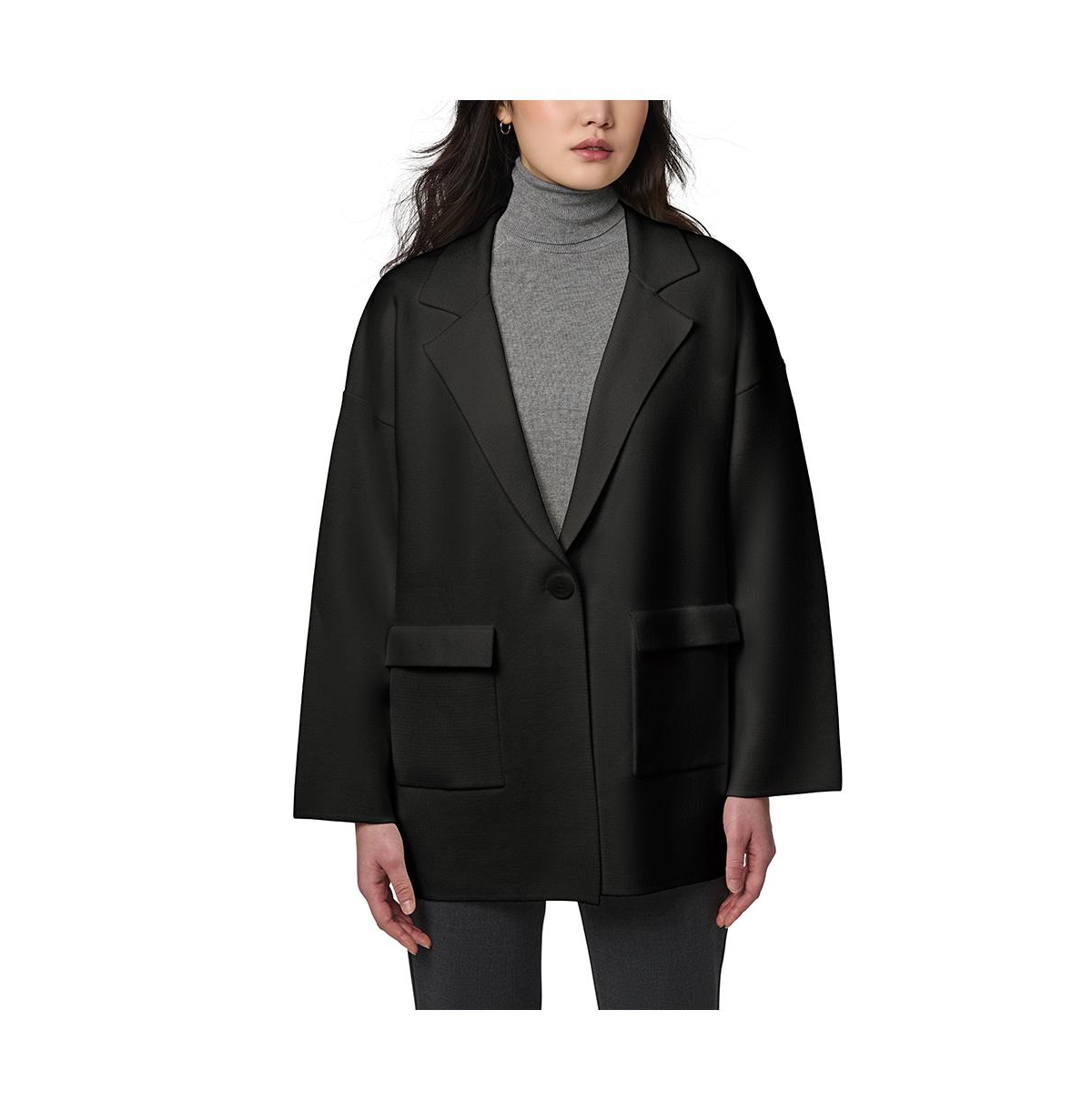 Bernardo Women's Knit Blazer with Patch Pockets