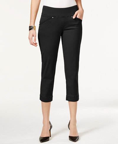 JAG Marion Pull-On Skinny Colored Cropped Jeans