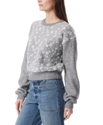 DO by Women's Oriel Embellished Overlay Pullover