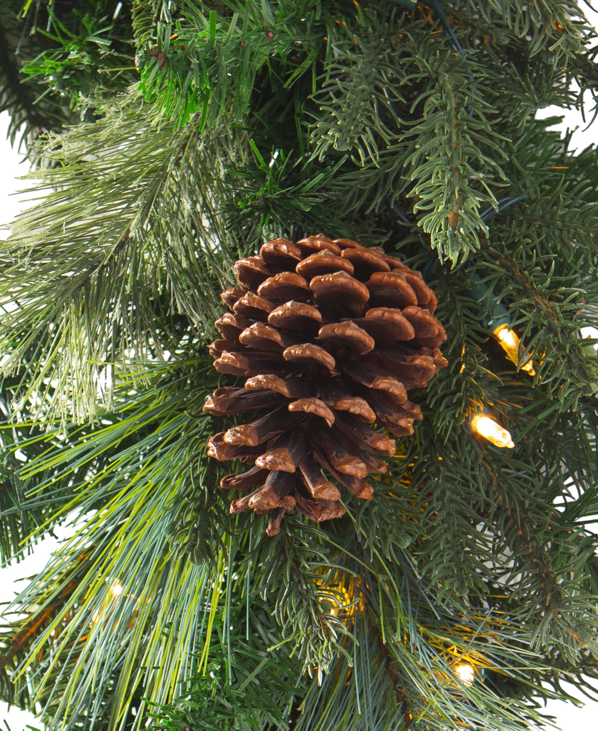 Balsam Hill 9 Ft Mixed Pre-lit Garland In Green