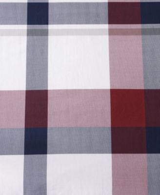 Prospect Park Plaid Cotton 3-Pc. Comforter Set, Full/Queen