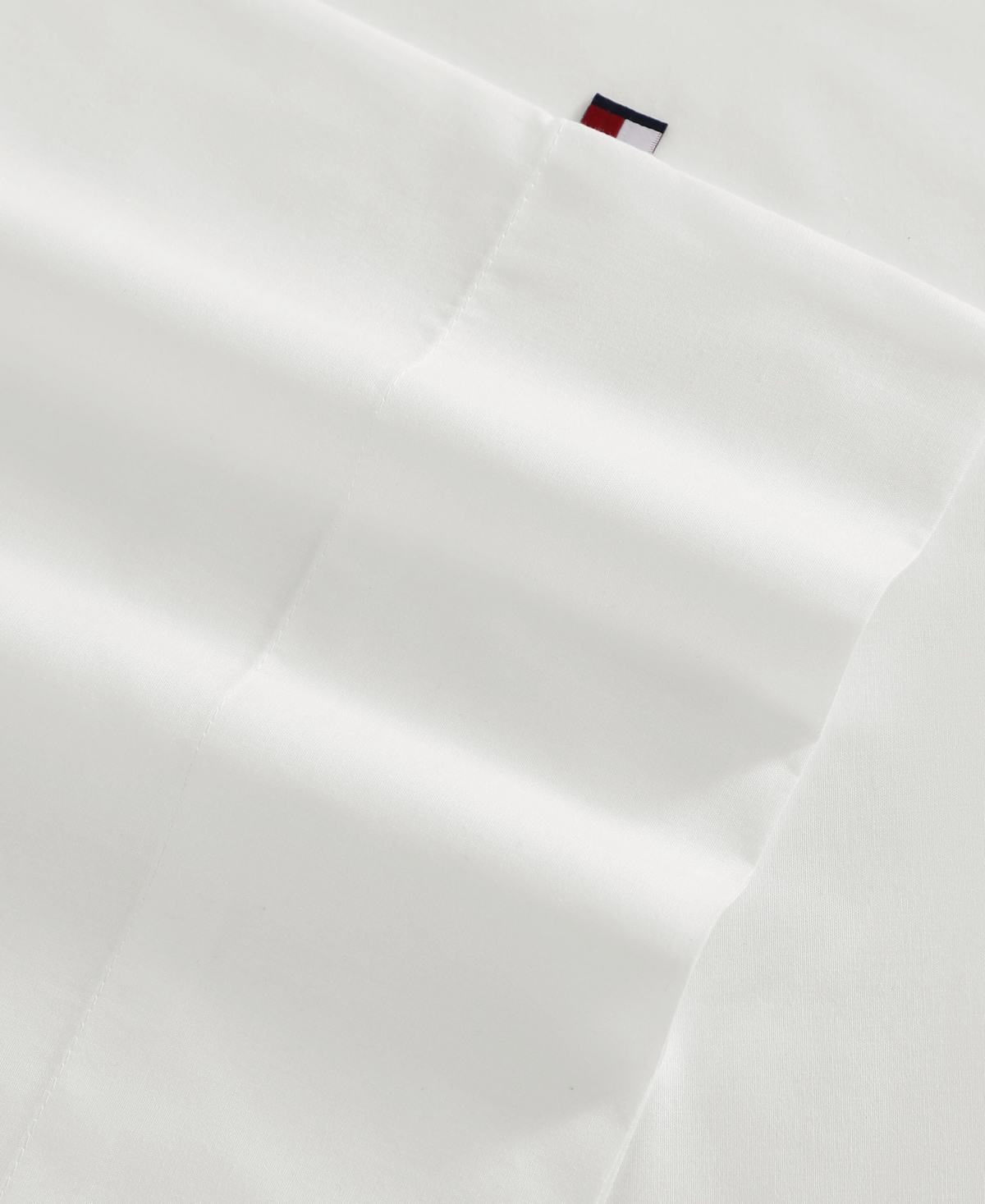 Tommy Hilfiger Performance Cooling Solid 180-thread Count Cotton 4-pc. Sheet Set, King In White