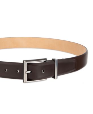 Men's Square Shaped Buckle Dress Belt, Macy's Exclusive