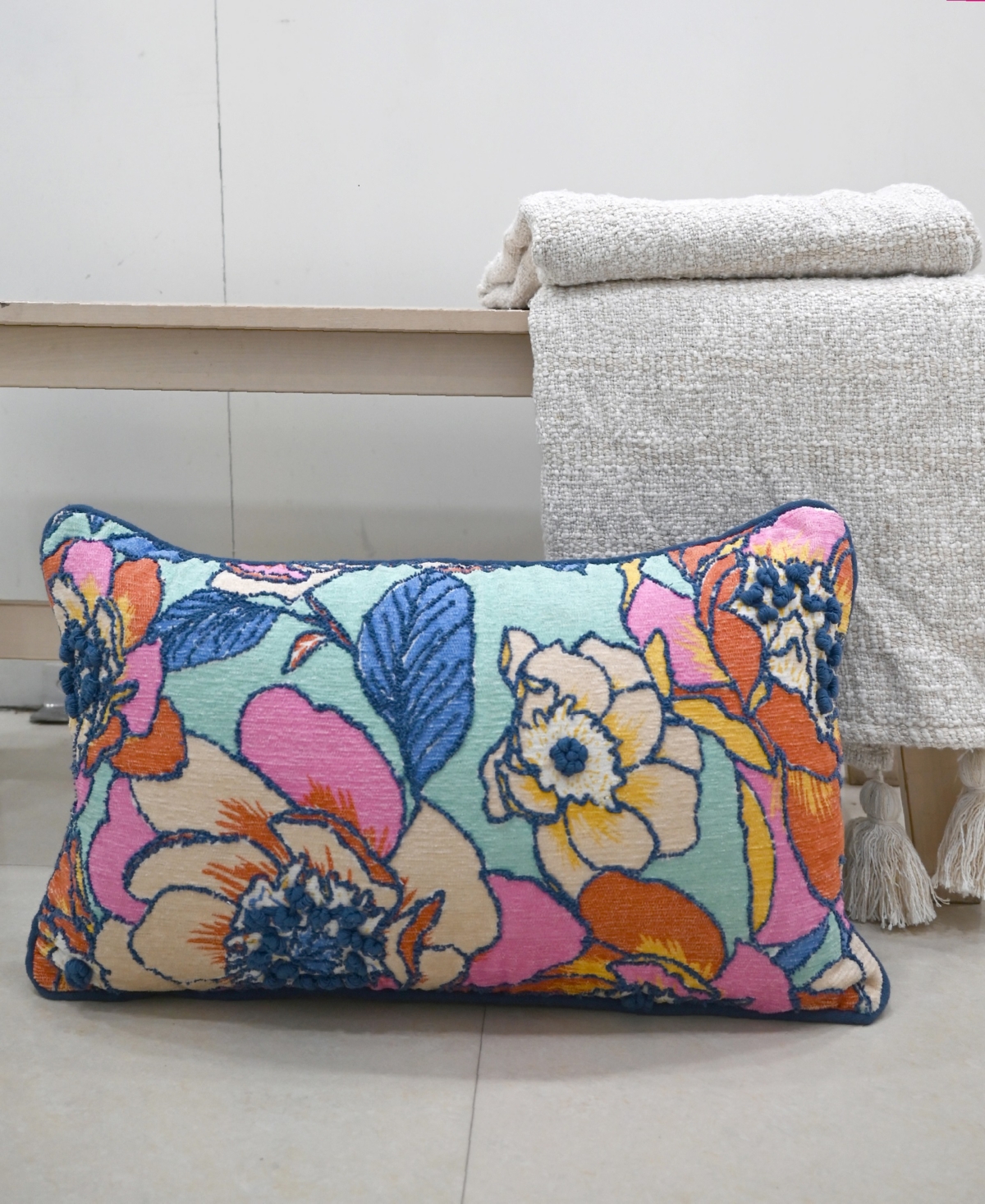 Vibhsa Novelty Digital Print Decorative Pillow, 14" X 24" In Multi