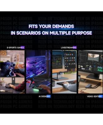 Gaming Desktop: AMD Ryzen 7 5700X, NVIDIA RTX 4060 Ti, 16GB RAM, 1TB SSD, Windows 11 Home - Prebuilt Gaming PC