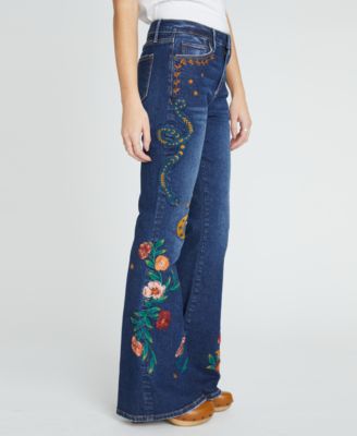 Women's Farrah X Hazel Hallucination Embroidered Jeans