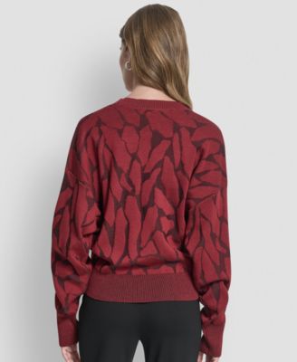 Women's Textured Long Sleeves Sweater