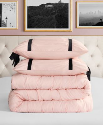 Amelie Velvet Bows Ruched 3-Pc. Comforter Set, King