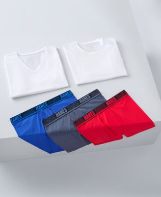 Men's Moves Ultimate 4-Pk. Anti-Chafe 6" Boxer Briefs