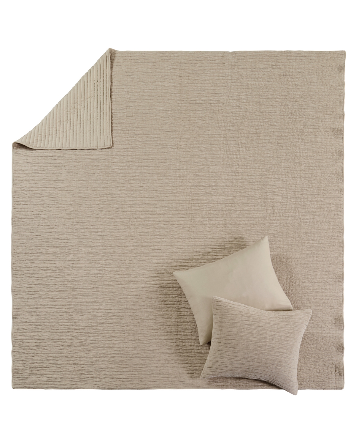 Greenland Home Fashions Velvet Crush Textured 2-pc. Quilt Set, Twin In Sand