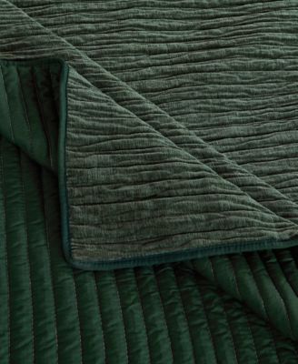 Velvet Crush Textured 3-Pc. Quilt Set, King