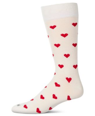 Men's Hearts Crew Socks
