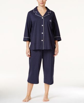 ralph lauren plus size womens pajamas