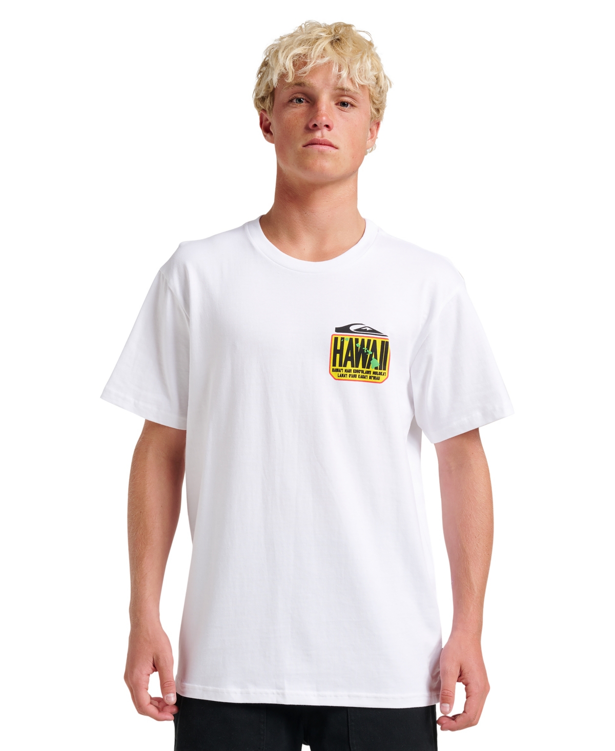 Quiksilver Men's Hi Hawaii Crest T-shirt In White