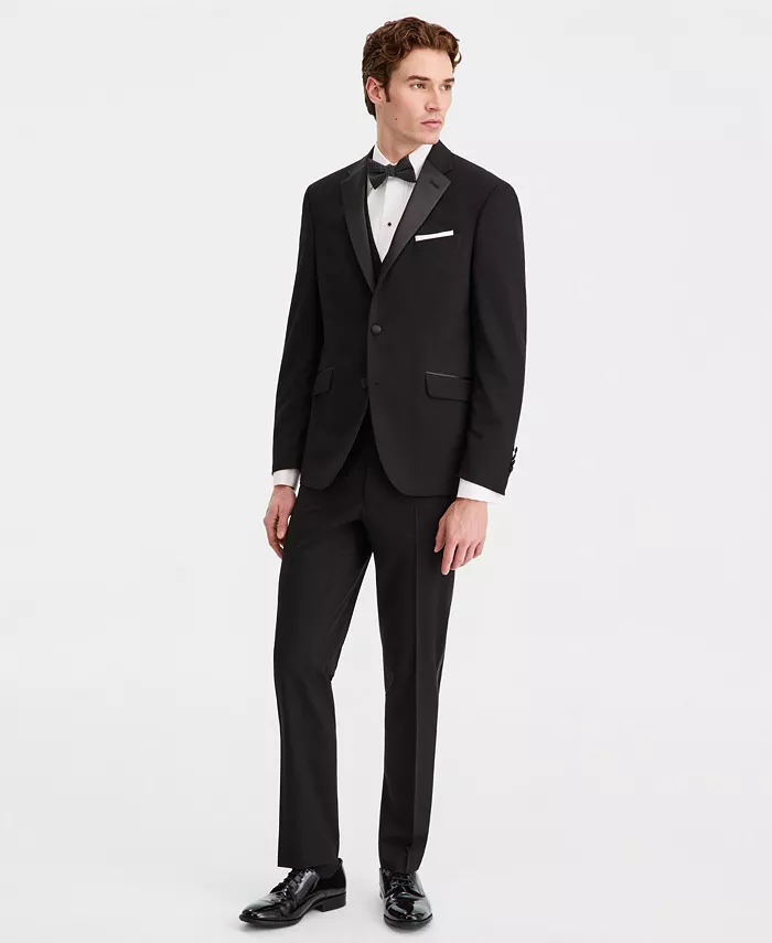 Men's Slim-Fit Techni-Cole Tuxedo Jacket - thumbnail 2