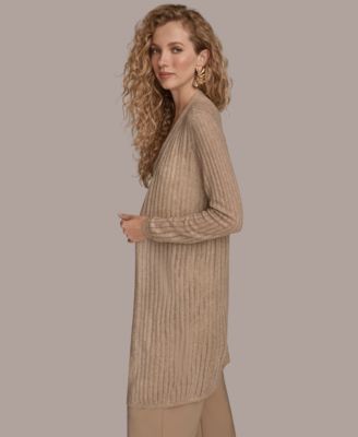 Women's Open V-Neck Long Sleeve Cardigan