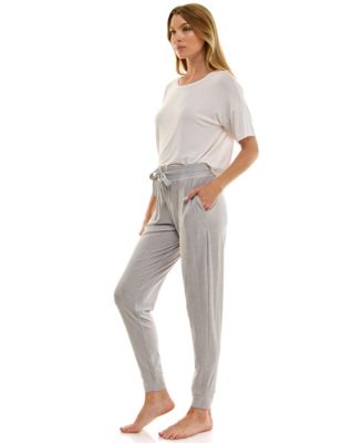 Women's Ultra-Soft Jogger Pajama Bottoms, Set of 2