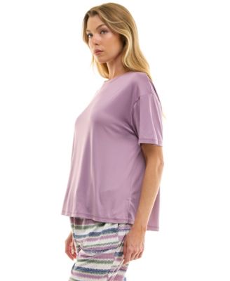Women's Drop Shoulder Crew Neck T-Shirt