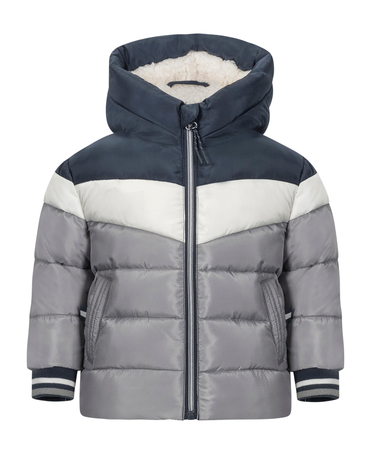 S Rothschild & Co Baby Boys Varsity Color Block Jacket In Blue