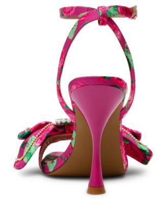 Women's Denly Bow Two-Piece Stiletto Dress Sandals